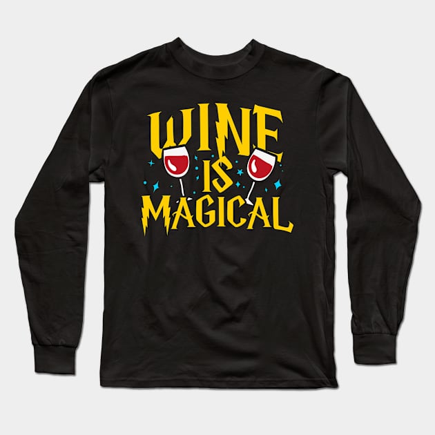 wine Long Sleeve T-Shirt by CurlyDesigns